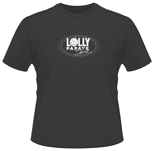 Lolly Papaye t-shirt logo Blanc poitrine