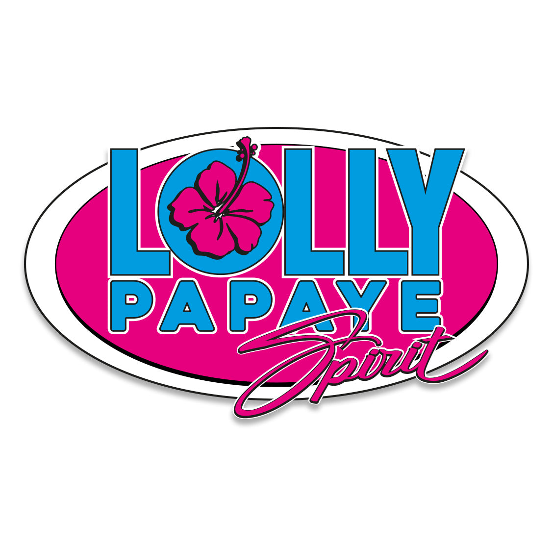 Lolly Papaye t-shirt  logo rose poitrine